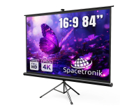 Spacetronik Ekran projekcyjny zwijany na statywie 84" - 1265814 - zdjęcie 4